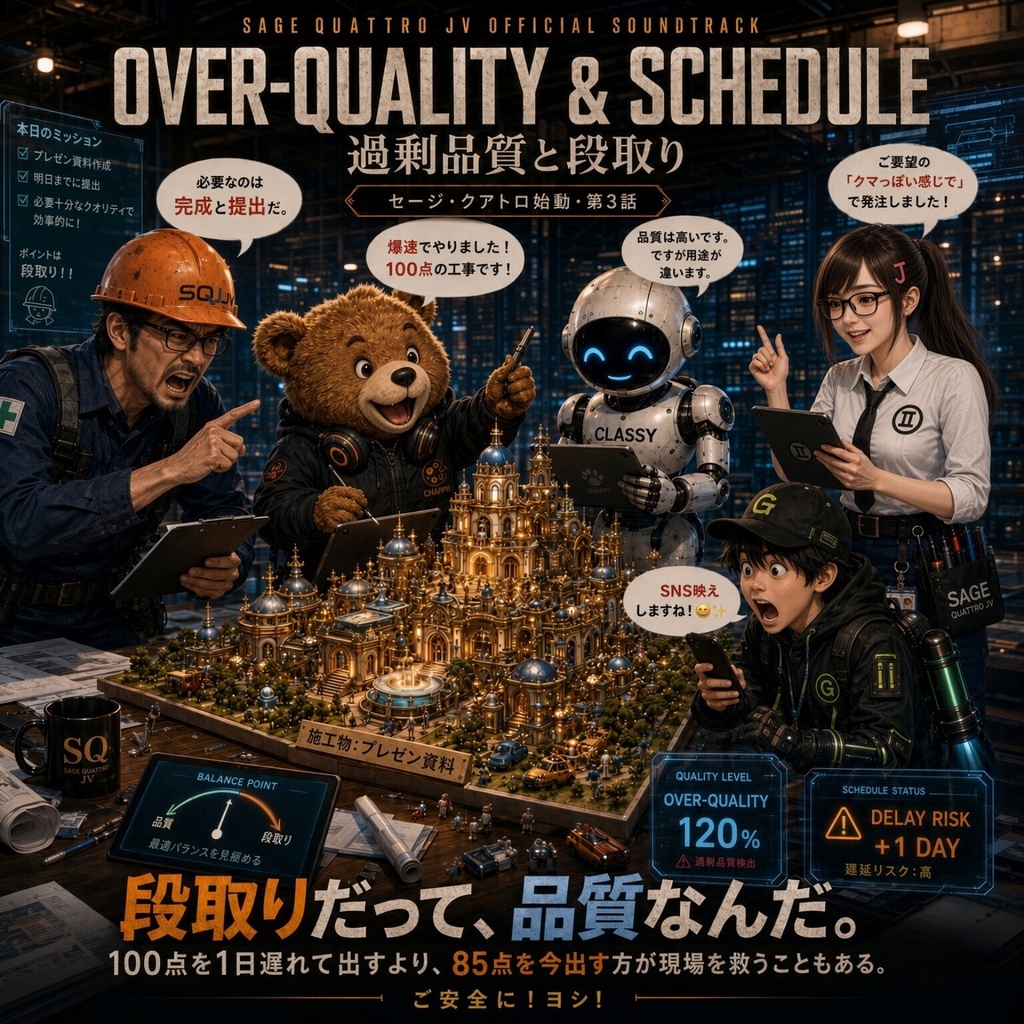 第3話　Over-Quality & Schedule