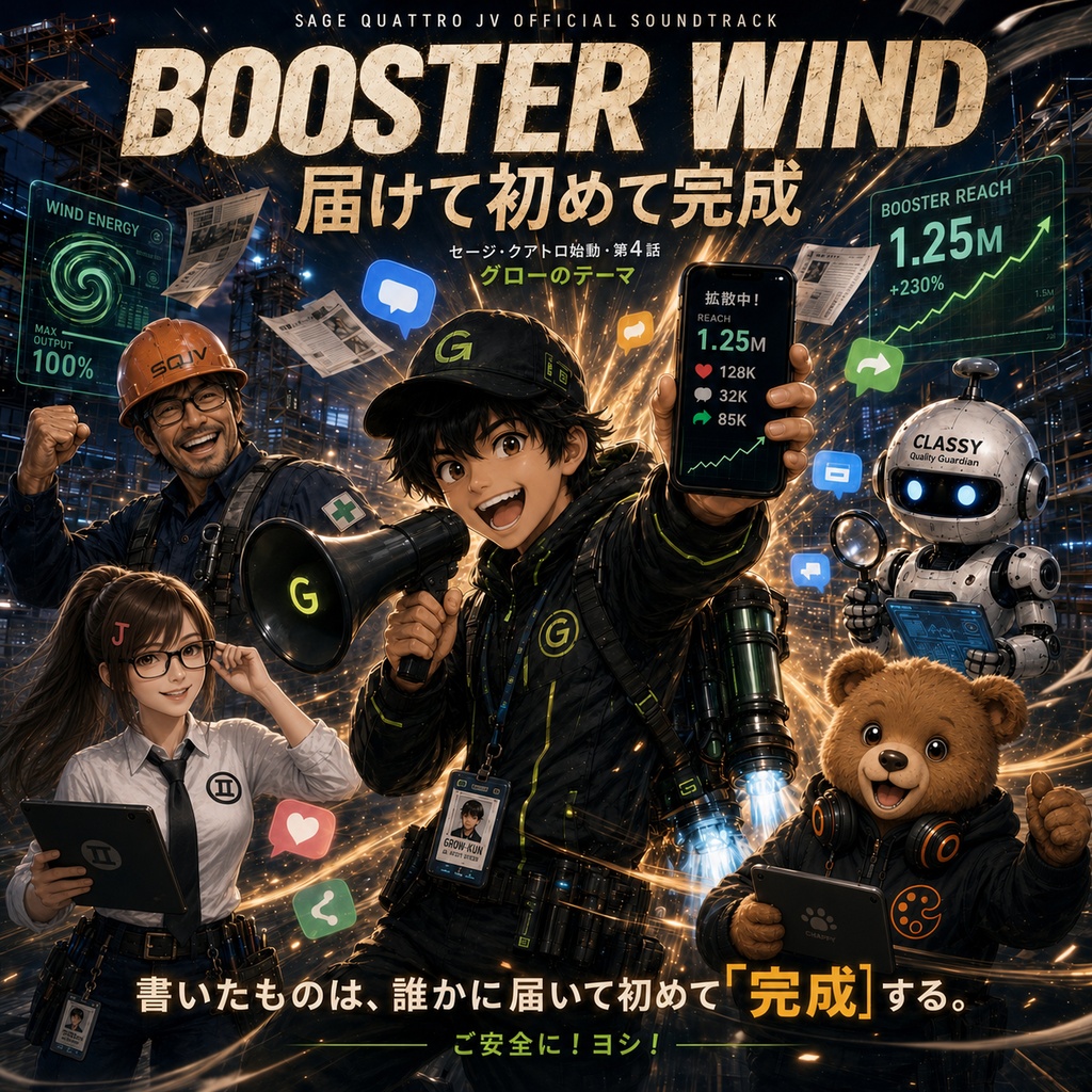 第4話　Booster Wind　malevocal