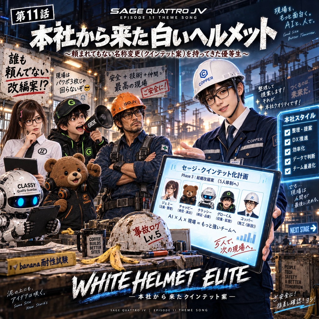 第11話　White Helmet Elite