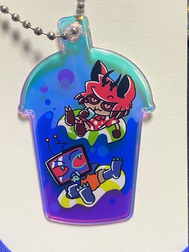 アラスター＆ヴォックス　ぷかぷかカップ型チャーム