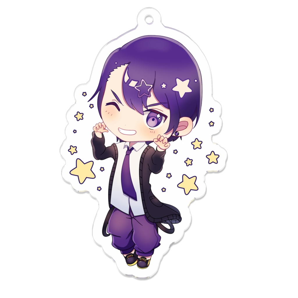 紫龍ひなた アクリルキーホルダー