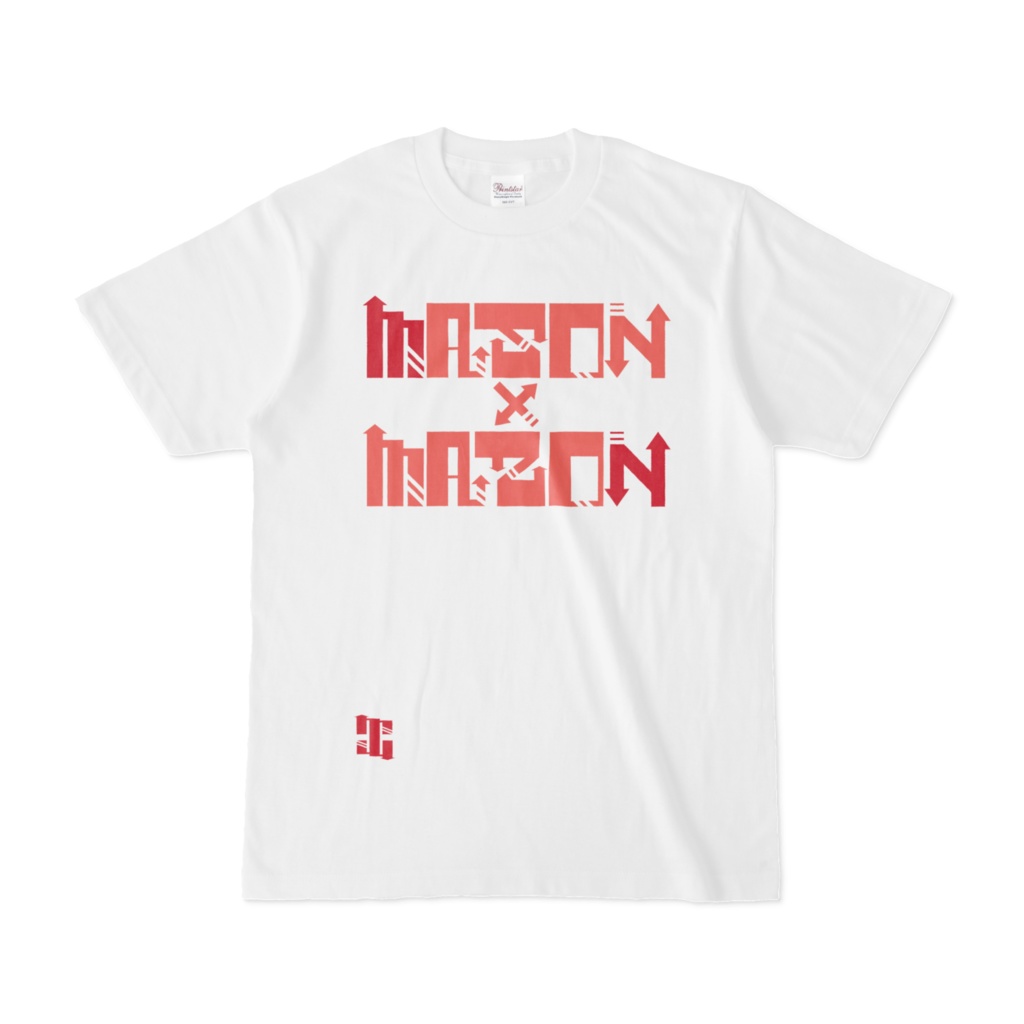 Tシャツ　MasonMasonロゴピンク