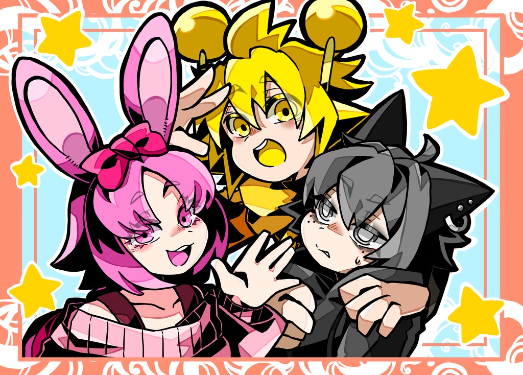 SPRUNKI擬人化まとめ本(タイトル表記なし)