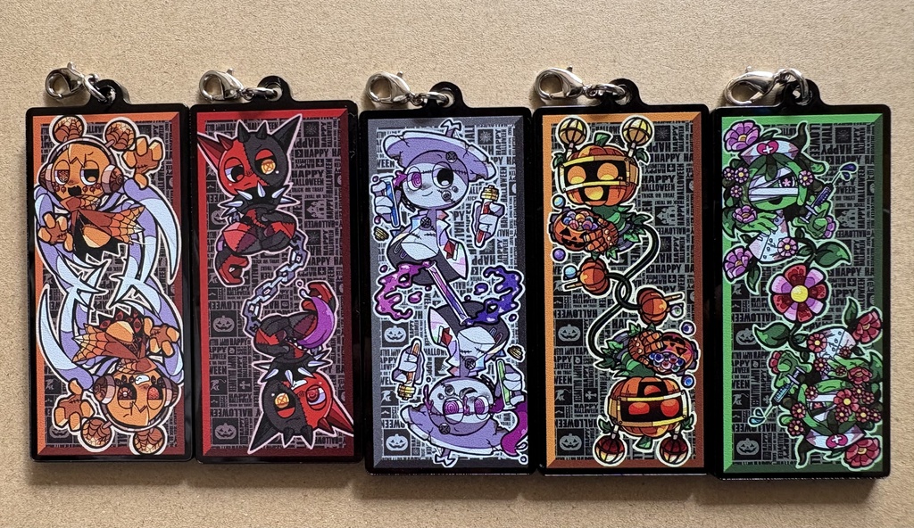 sprunki(ハロウィン)アクリルキーホルダー