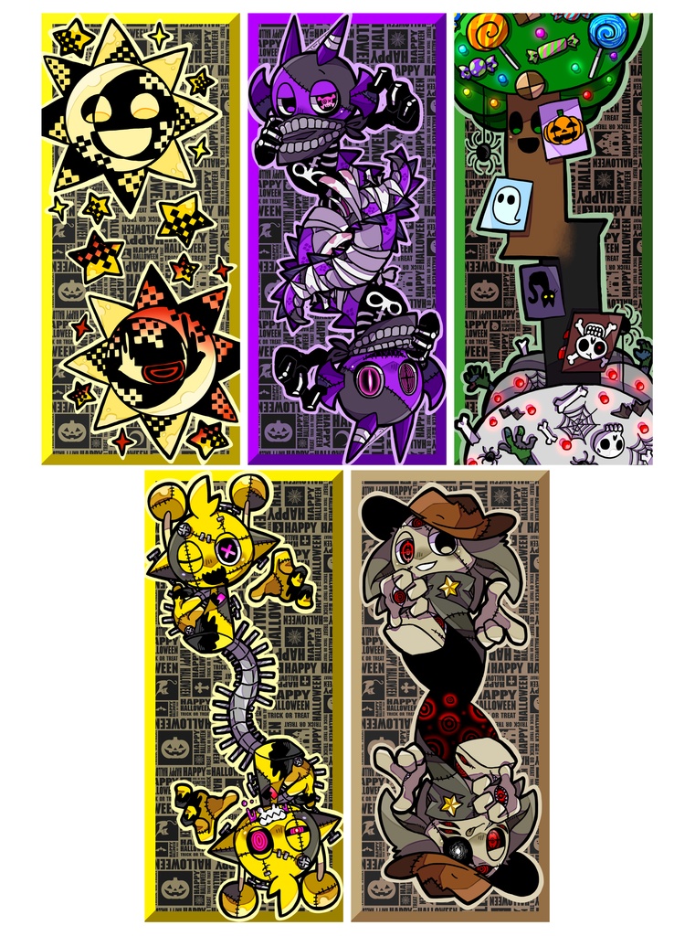 sprunki(ハロウィン)アクリルキーホルダー