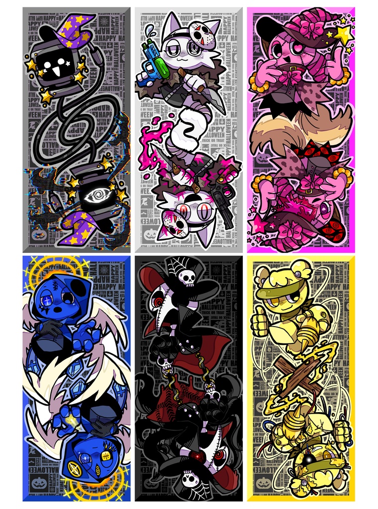 sprunki(ハロウィン)アクリルキーホルダー