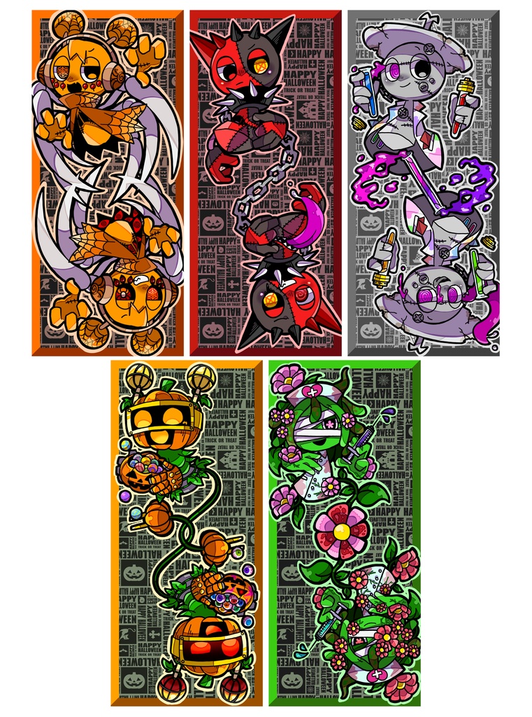sprunki(ハロウィン)アクリルキーホルダー