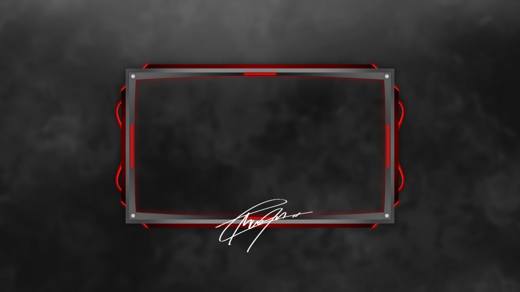 クール系アニメーションオーバーレイ全7色 カメラフレーム用