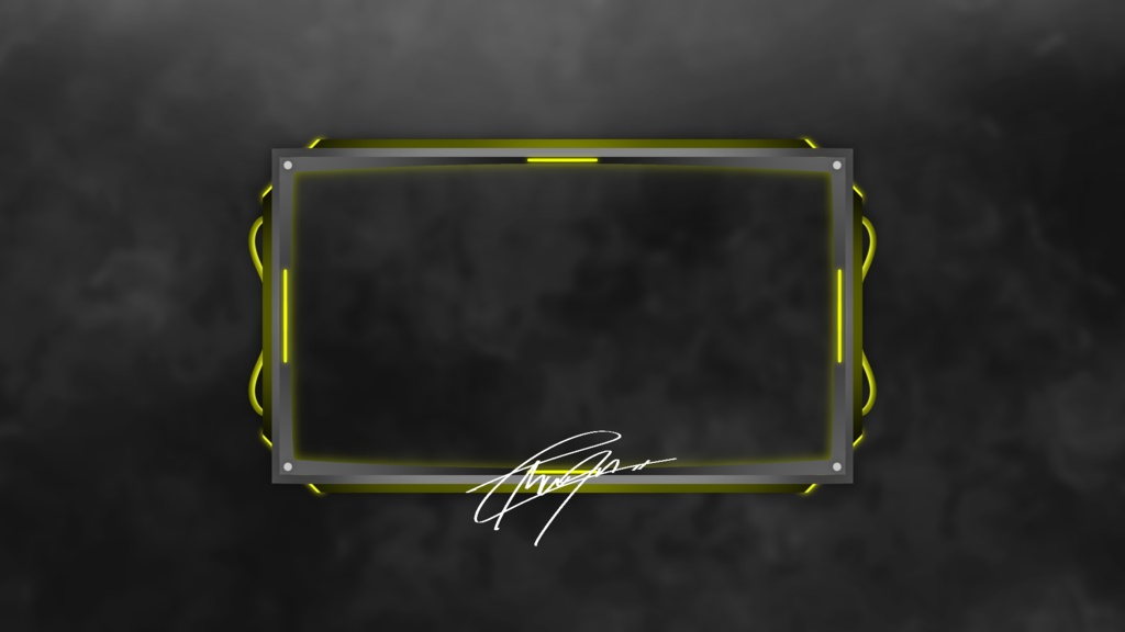 クール系アニメーションオーバーレイ全7色 カメラフレーム用