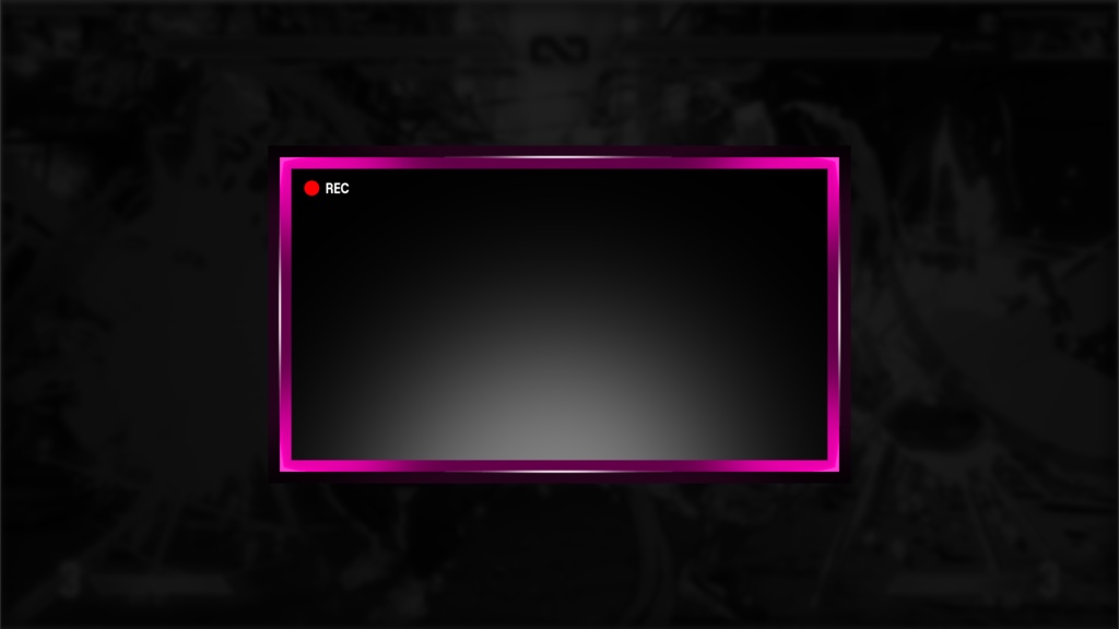 【無料!】シンプルな Webカメラ オーバーレイ【全7色 / ちょっとうごく!】