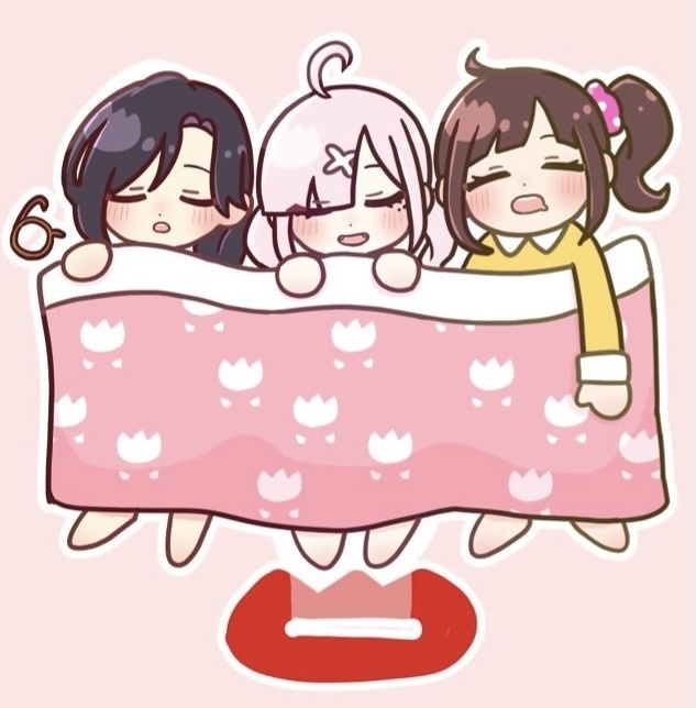 チューリップ組おやすみアクスタ