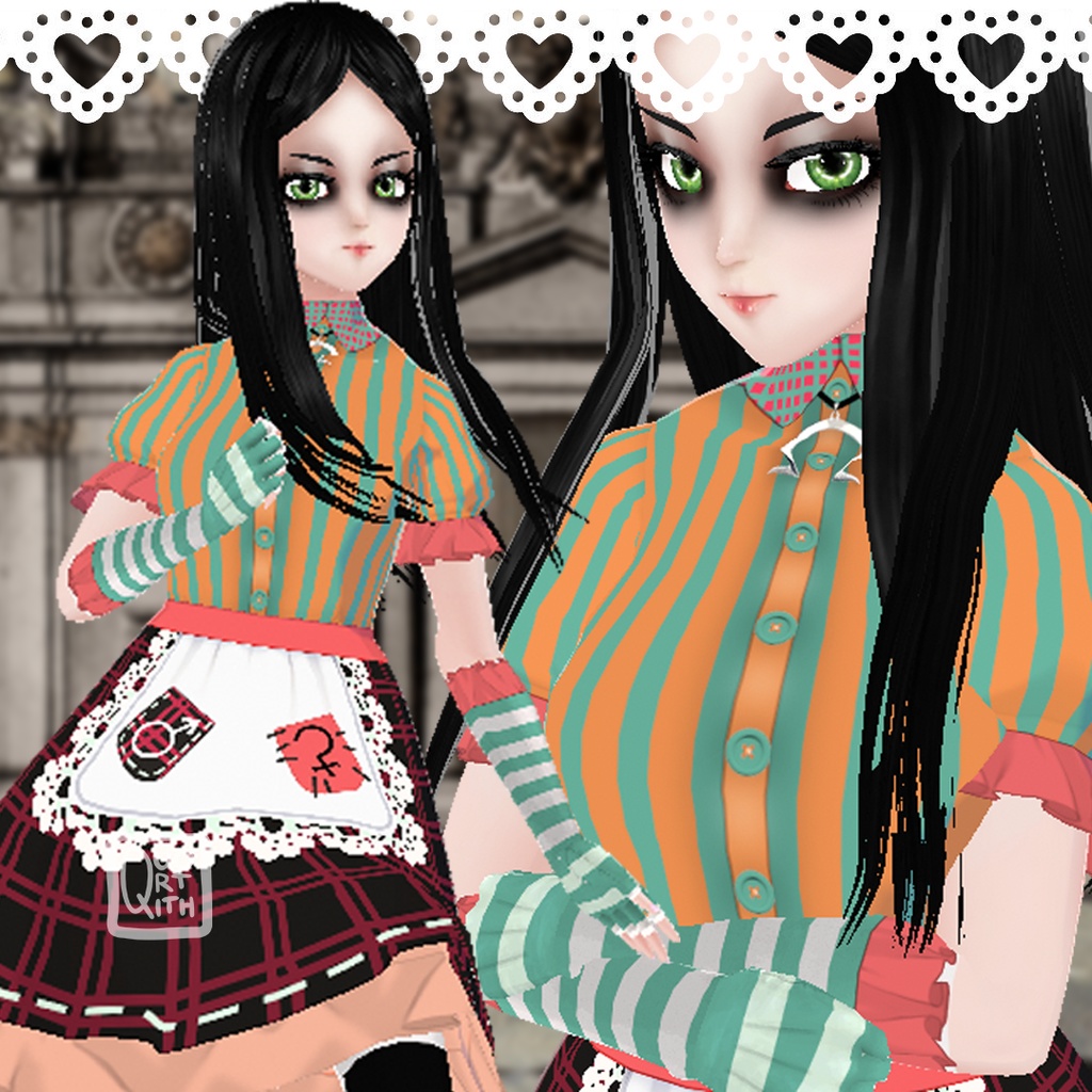 [VRoid] American McGee's Misstitched Dress