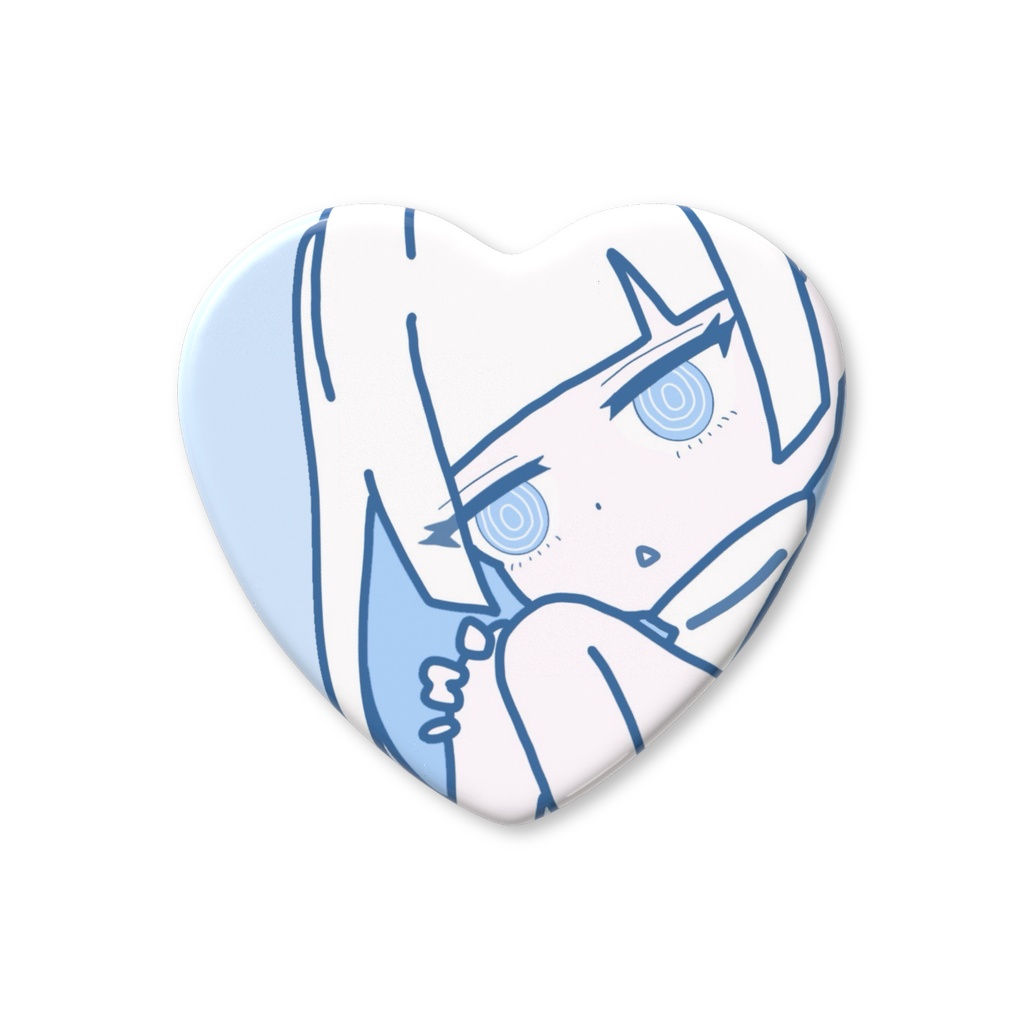 哀ちゃんハート缶バッジ