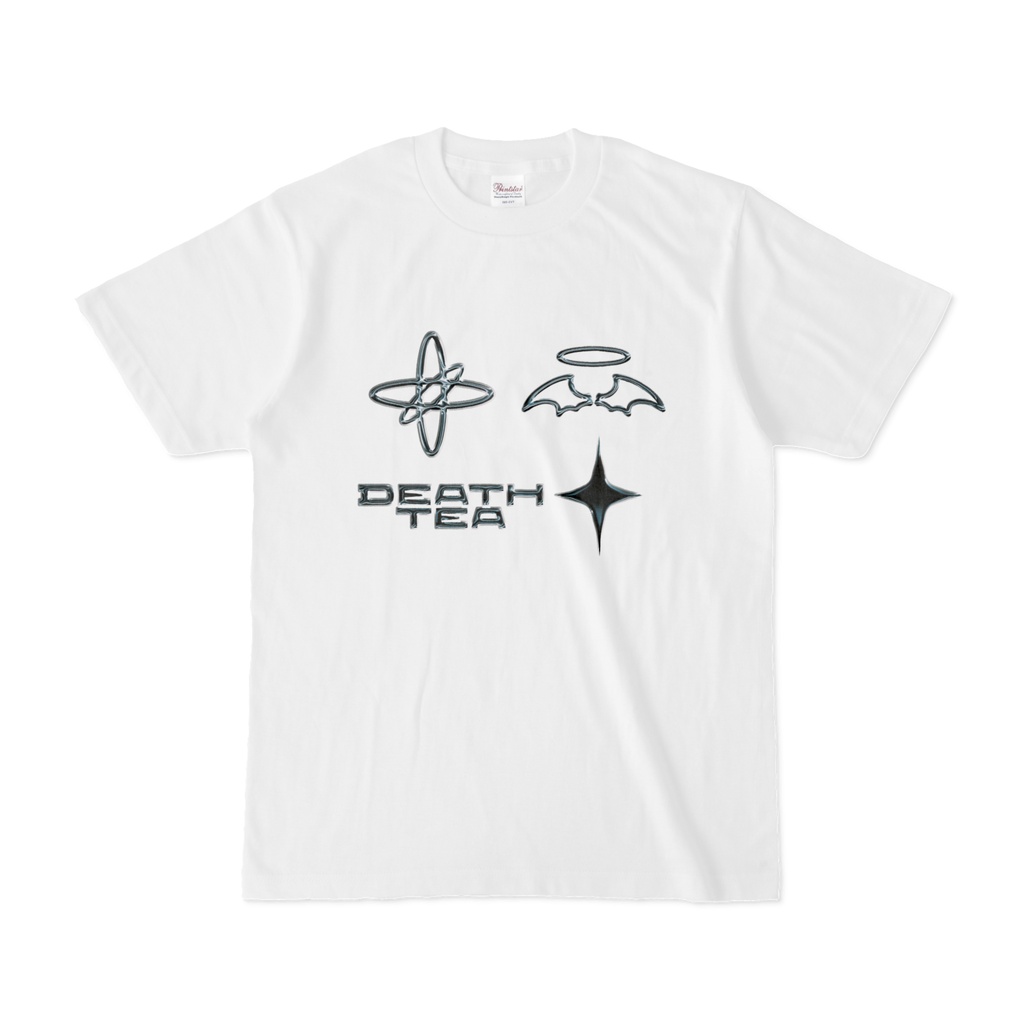 メタル風ロゴTシャツ