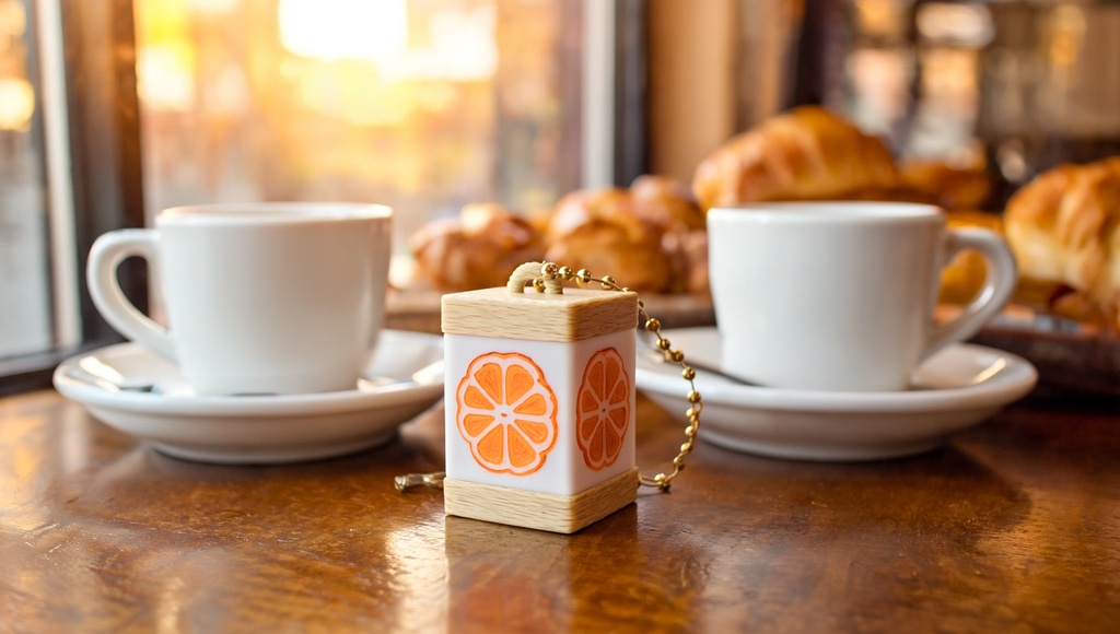 フルーツサンド キーホルダー(いちご・キウイ・みかん)|mïno