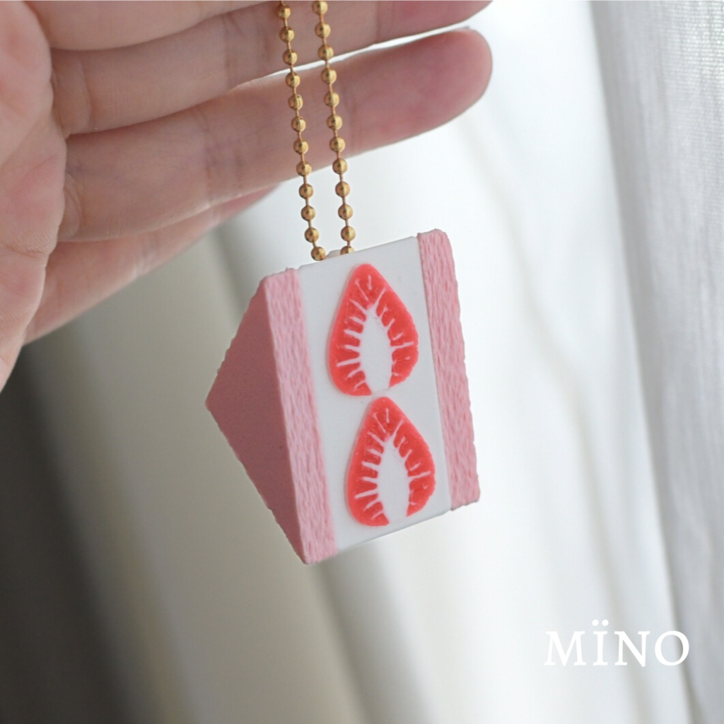 フルーツサンド キーホルダー(いちご・キウイ・みかん)|mïno
