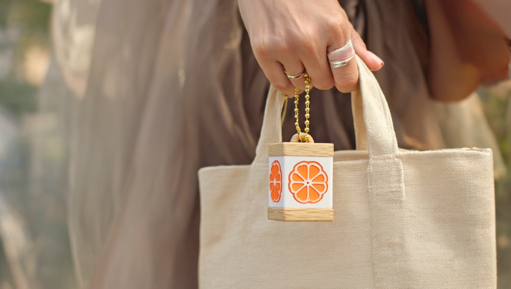 フルーツサンド キーホルダー(いちご・キウイ・みかん)|mïno