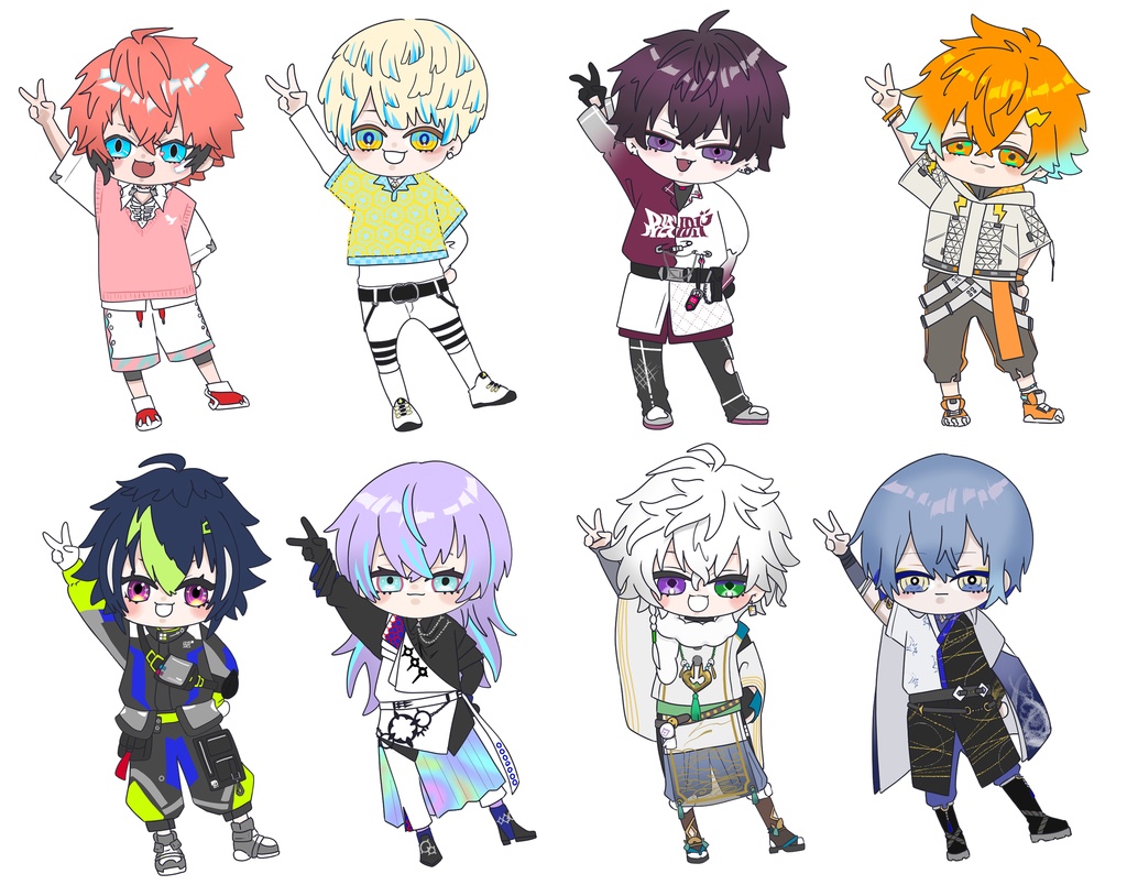 デフォルメステッカー