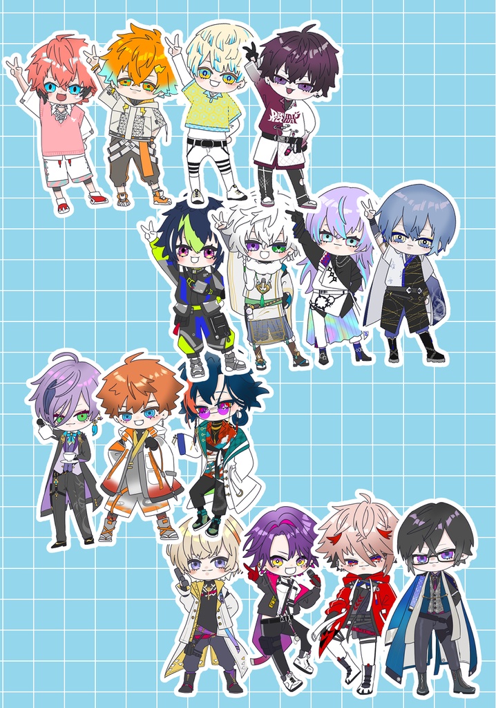 デフォルメステッカー