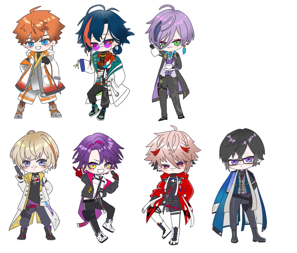 デフォルメステッカー