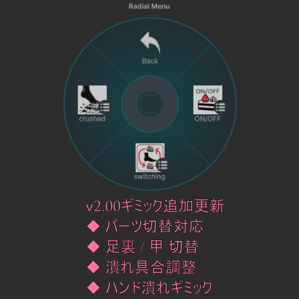 「禁断の極上ケーキ」 VRC/複数アバター対応