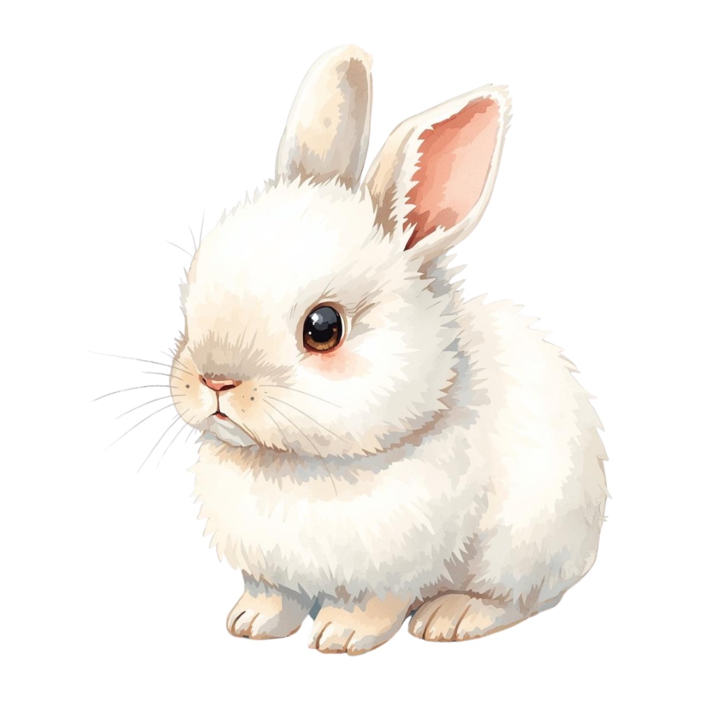 Baby Animals Clip Art|水彩画風かわいい動物の赤ちゃん10点セット(PNG・背景透過)