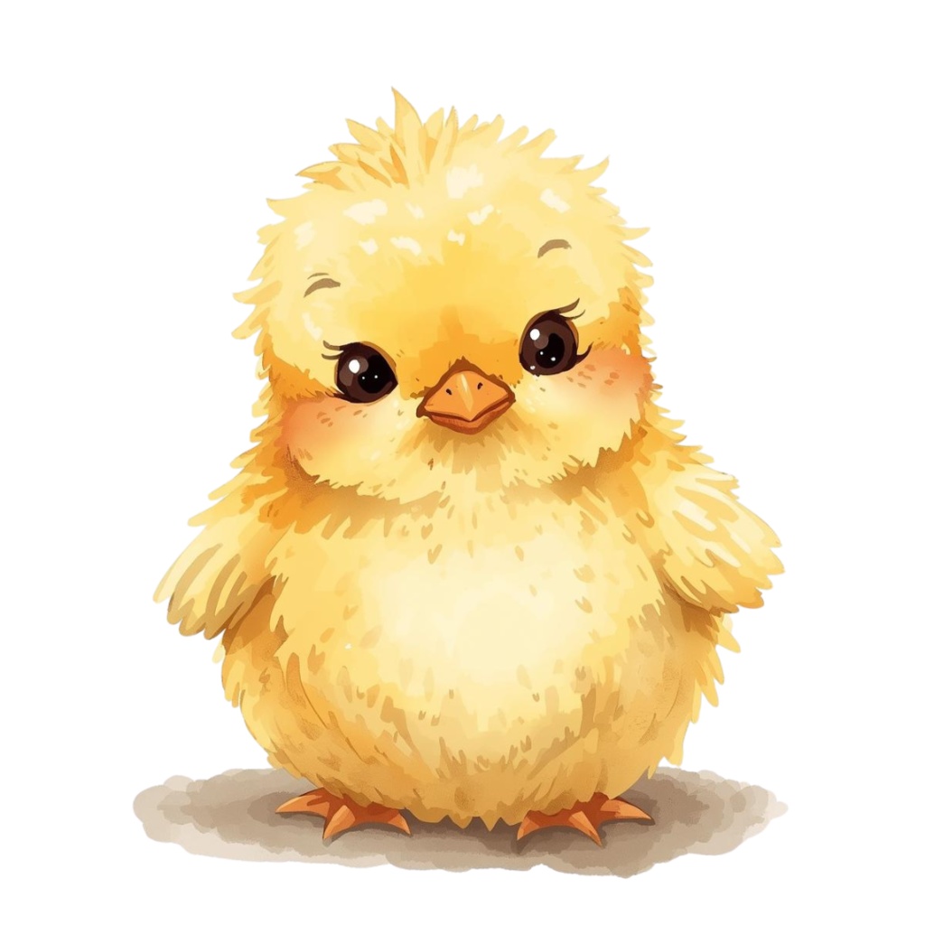 Baby Animals Clip Art|水彩画風かわいい動物の赤ちゃん10点セット(PNG・背景透過)