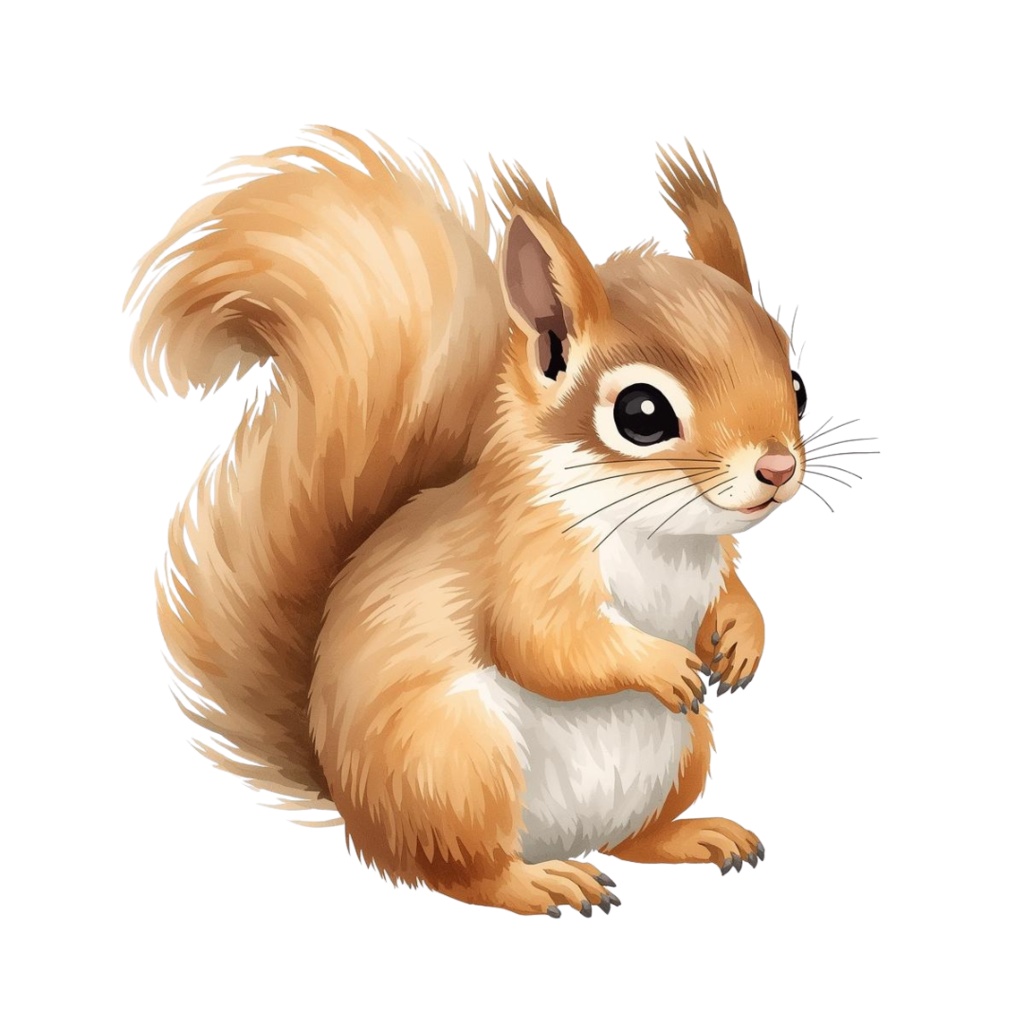 Baby Animals Clip Art|水彩画風かわいい動物の赤ちゃん10点セット(PNG・背景透過)