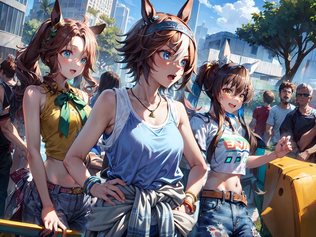 【買い切り版】バンブーメモリー コレクション (2) サマーウォークwithギャルズ編 [ZP形式/PNG12枚]