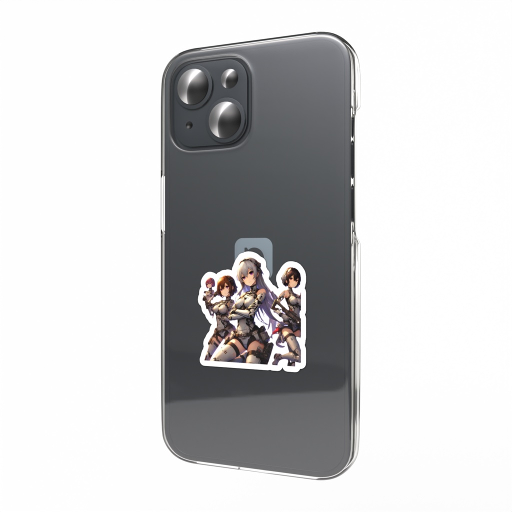 ライトノベル「アーマードプリンセス:東京」表紙絵スマフォステッカー