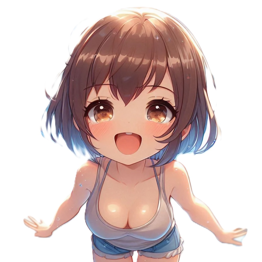 元気いっぱい!キラキラサマー ちびキャラステッカー