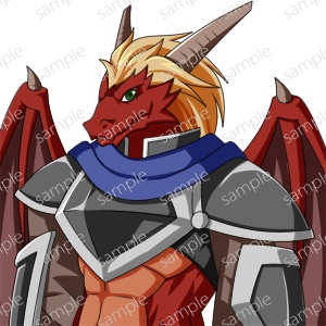 【立ち絵素材】竜人♂