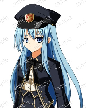 【立ち絵素材】軍服の女性