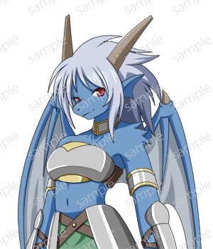 【立ち絵素材】竜人♀