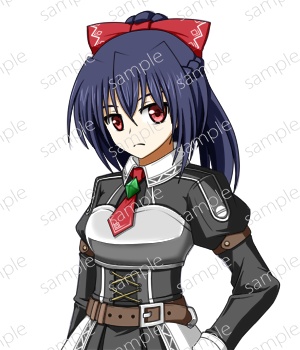 【立ち絵素材】黒髪の少女