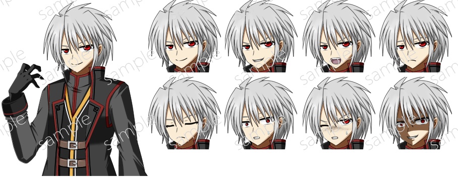 【立ち絵素材】黒衣の青年