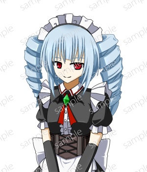 【立ち絵素材】怪しいメイドさん