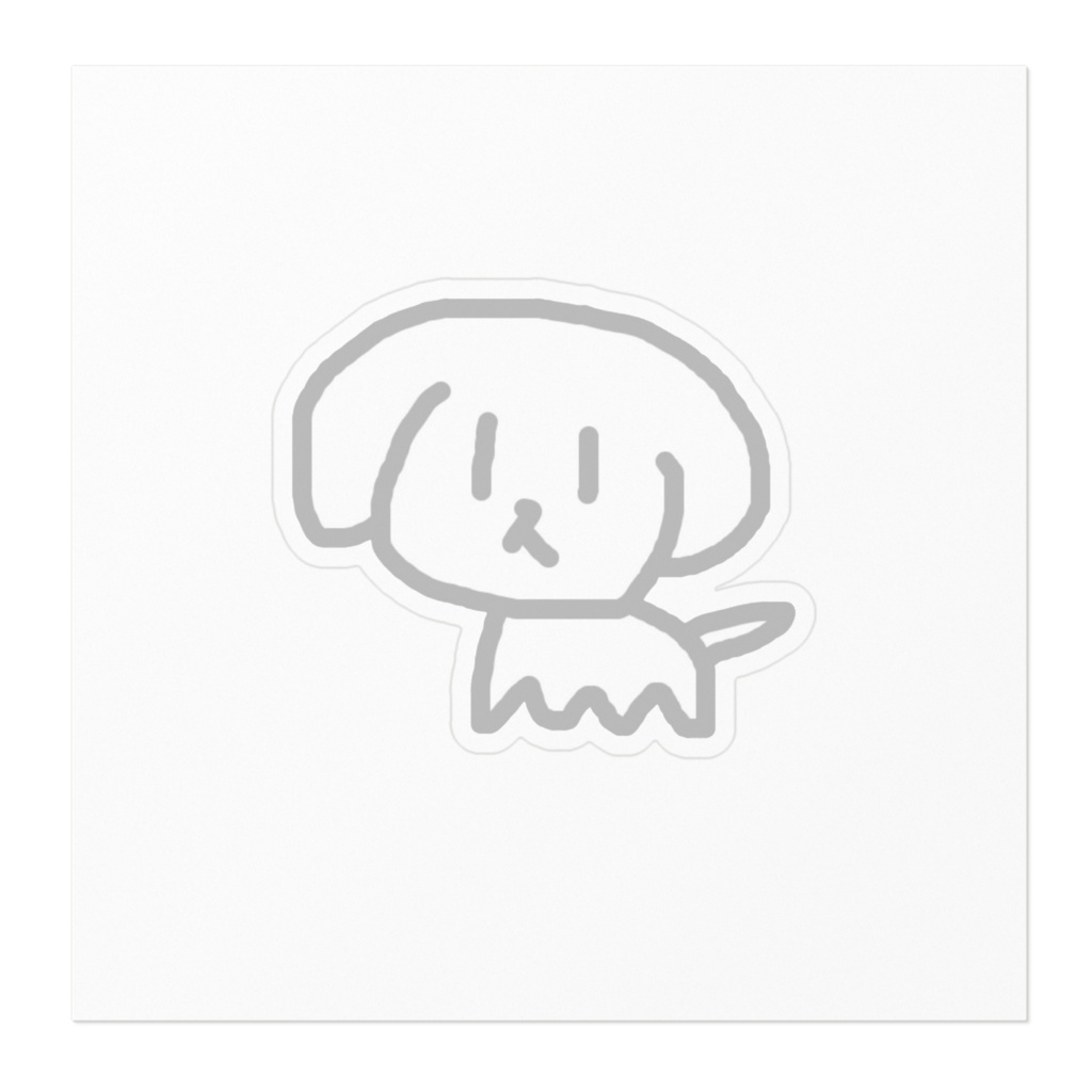 かませいぬステッカー