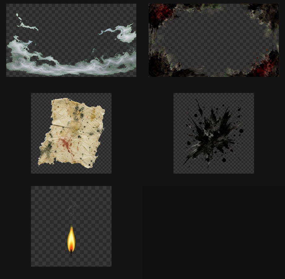 【無料あり】怪談夜話 - TRPG・配信向け和風ホラー演出素材パック【透過PNG/APNG】