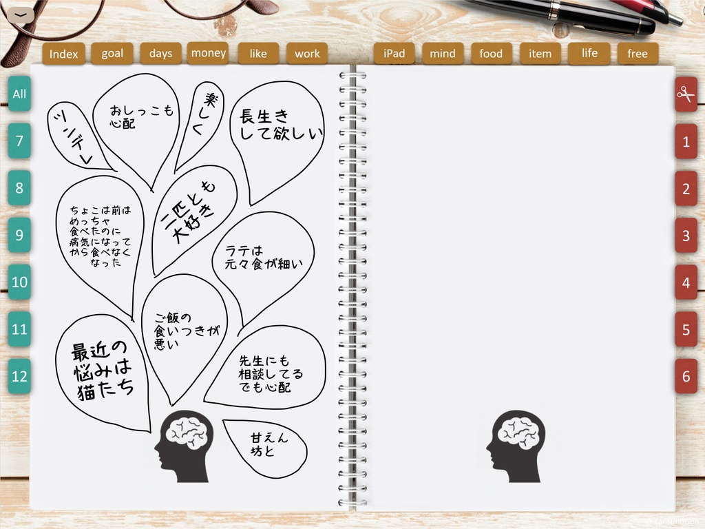 デジプラ│20’07〜21’06│デジタルバレットジャーナルテンプレート(リフィル46種類つき)