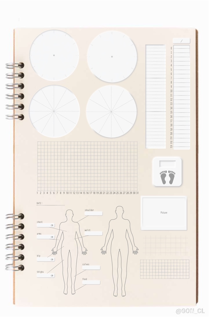 デジプラ│21’03〜22’03│4月始まり│BUJO・テジタルプランナー・バレットジャーナルipadで使えるテンプレート【ステッカー付】