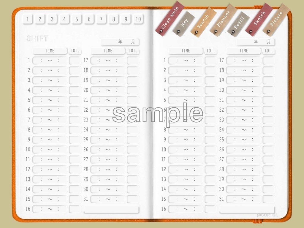 デジプラ│21’07〜22’06│7月始まり│BUJO・テジタルプランナー・バレットジャーナルipadで使えるテンプレート【ステッカー付】