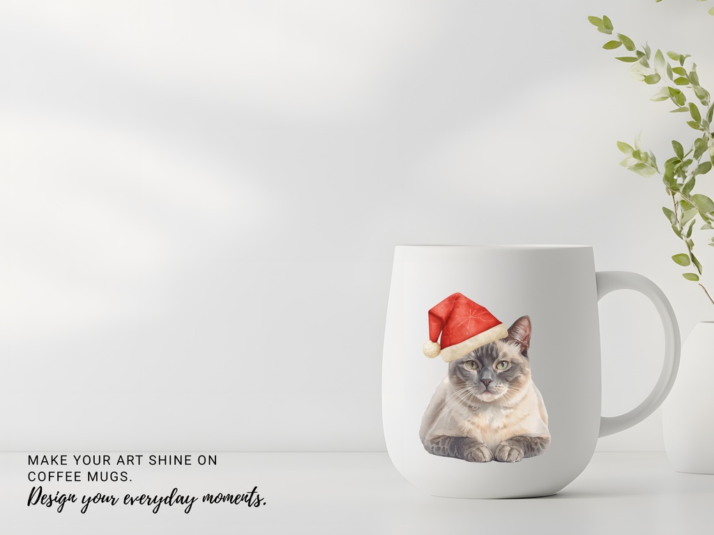 200点セット|水彩猫クリップアート PNG|160匹の猫+ハロウィン&クリスマス イラスト各20点|カード・ステッカー・DIY用 デジタルイラスト 素材