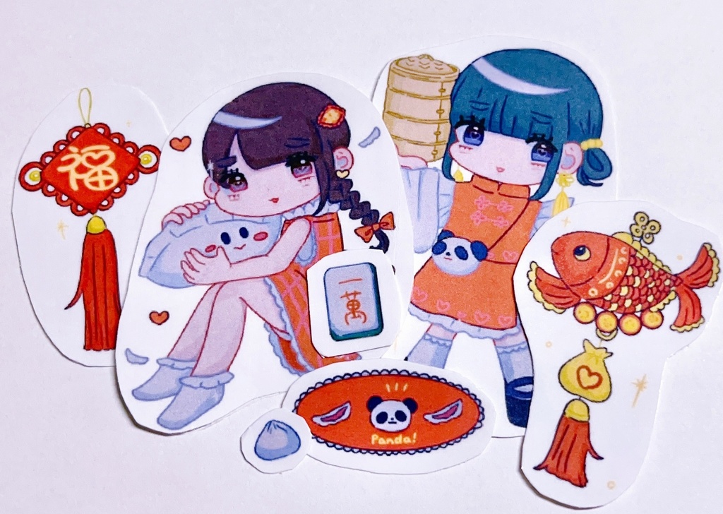 🥟チャイニ〜ズ🐼シール