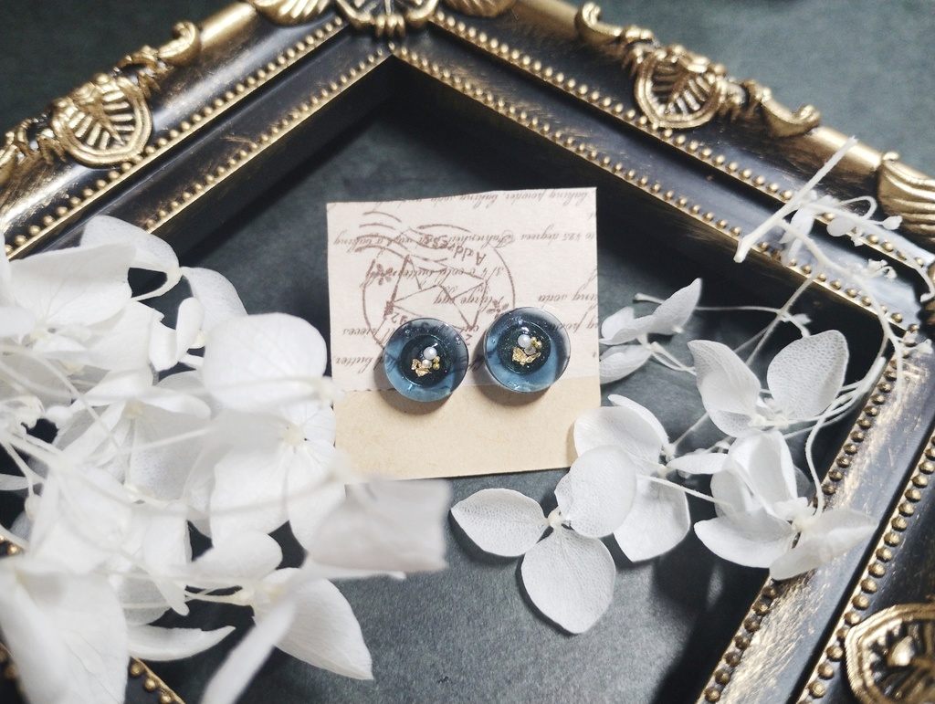 〇　推し色「海色」　ピアス・イヤリング