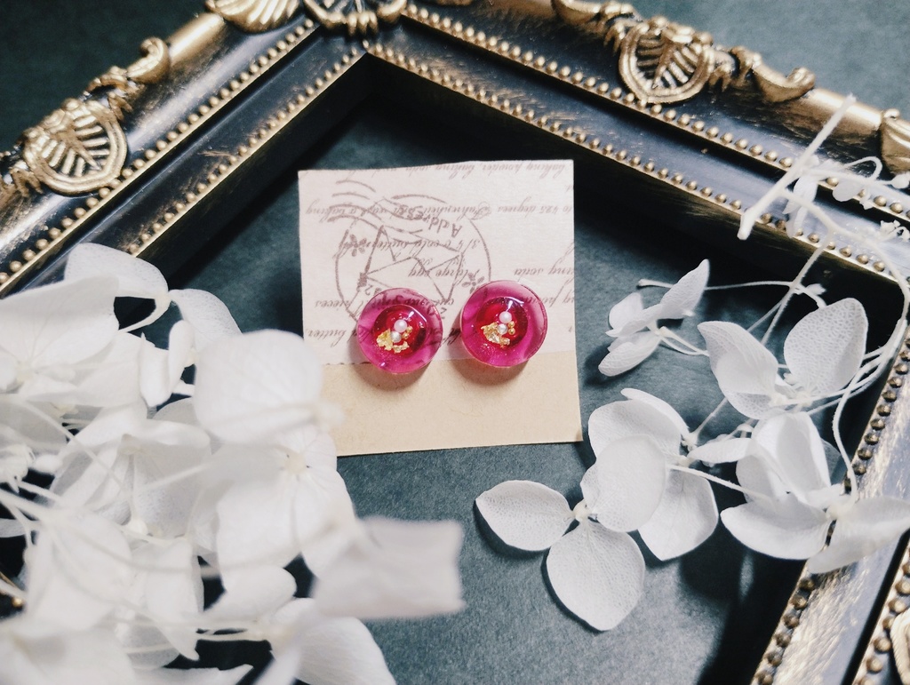 〇　推し色「ピンク」　ピアス・イヤリング