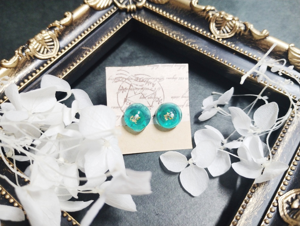 〇　推し色「薄荷色」　ピアス・イヤリング