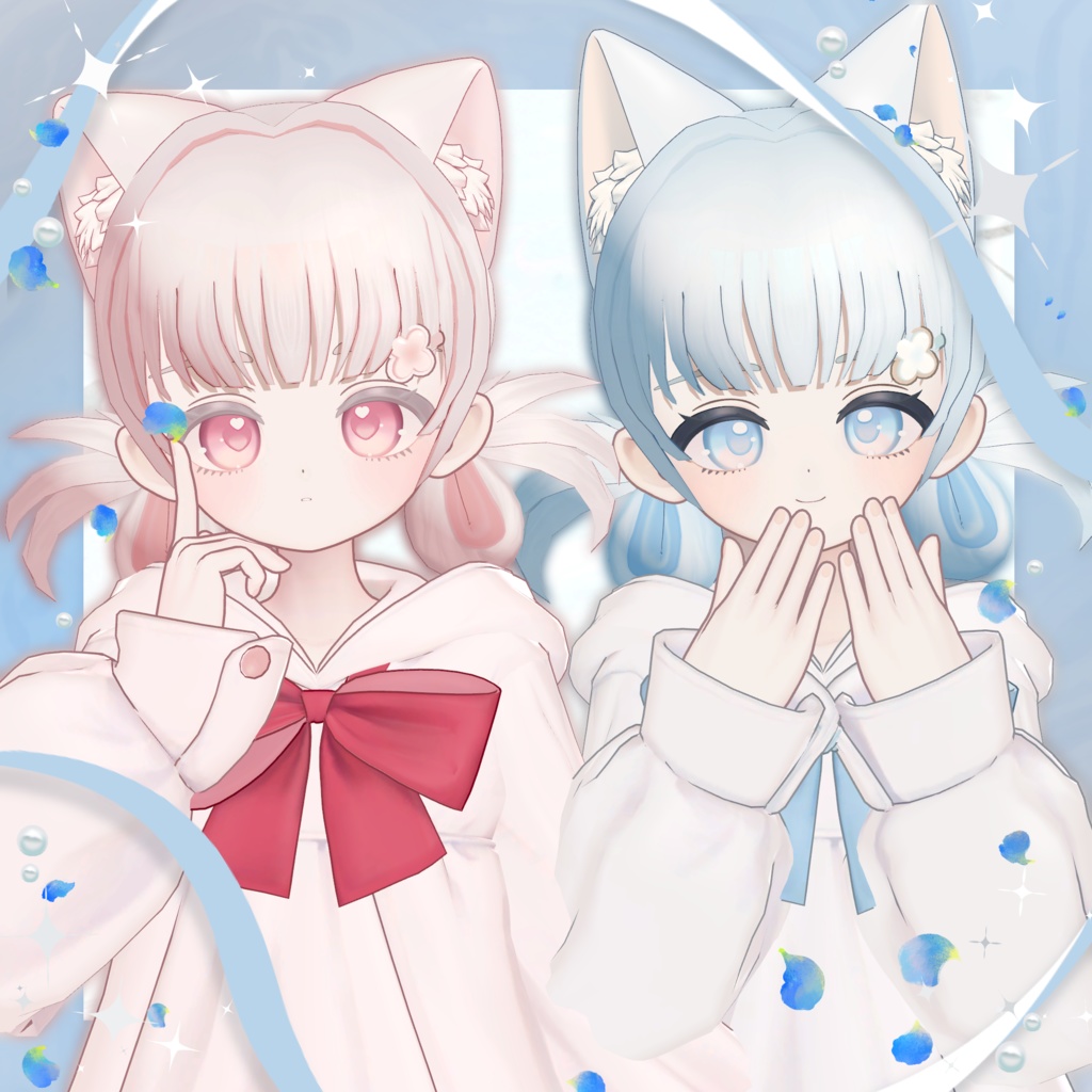 【6アバター対応】おだんごローツイン