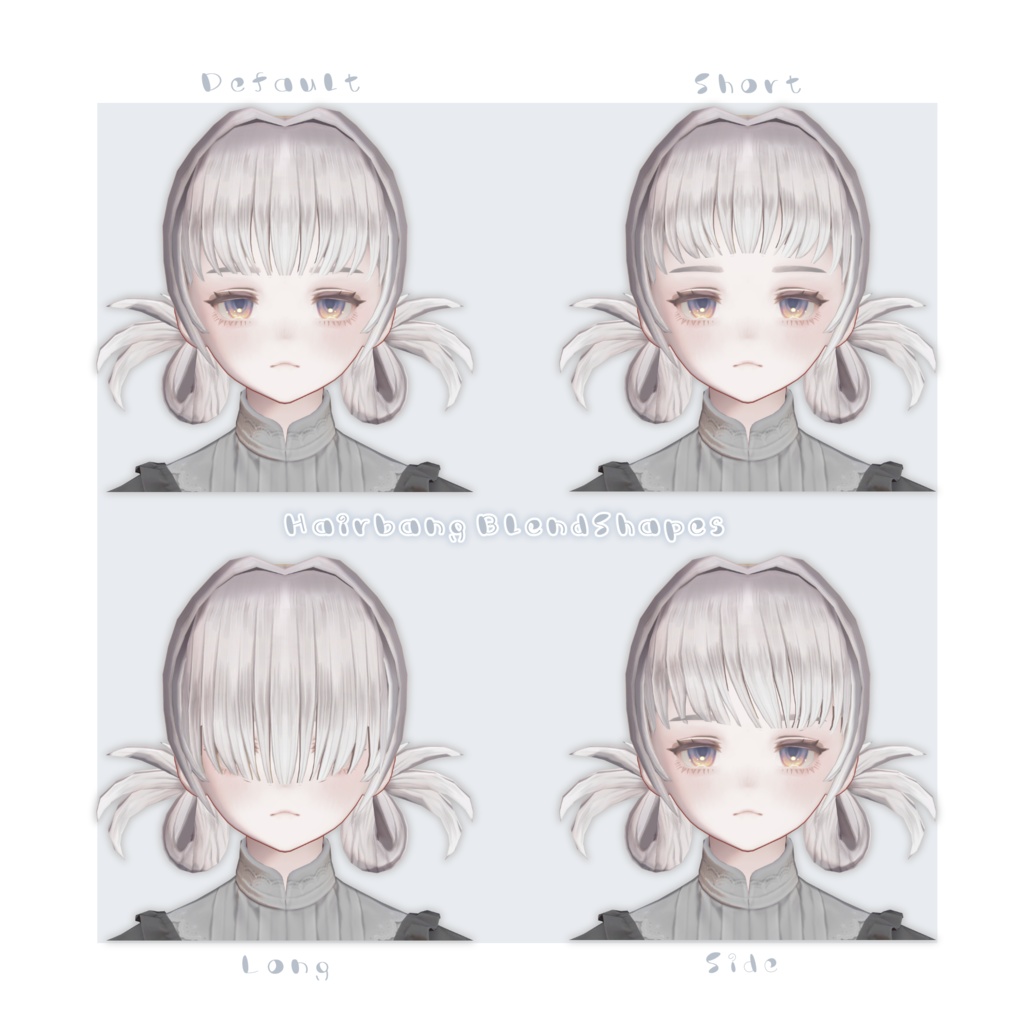 【6アバター対応】おだんごローツイン