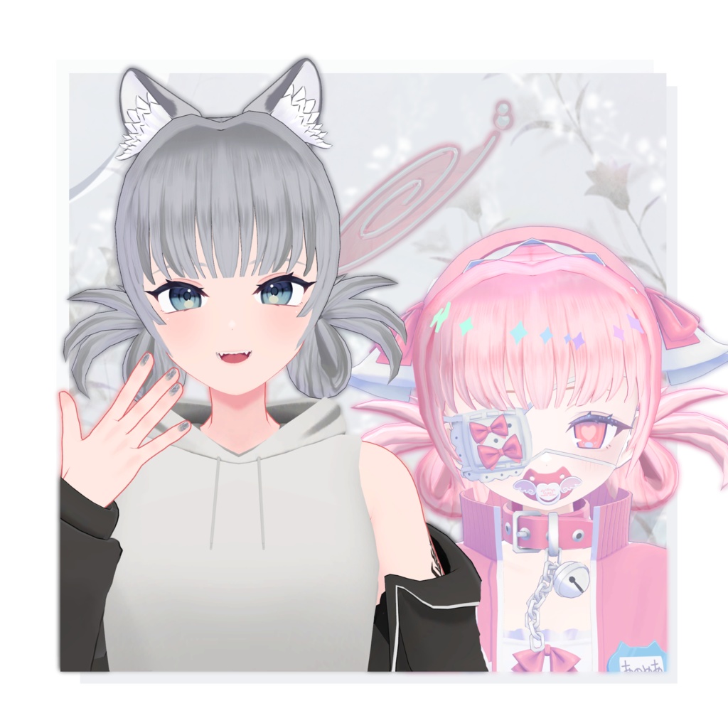 【6アバター対応】おだんごローツイン